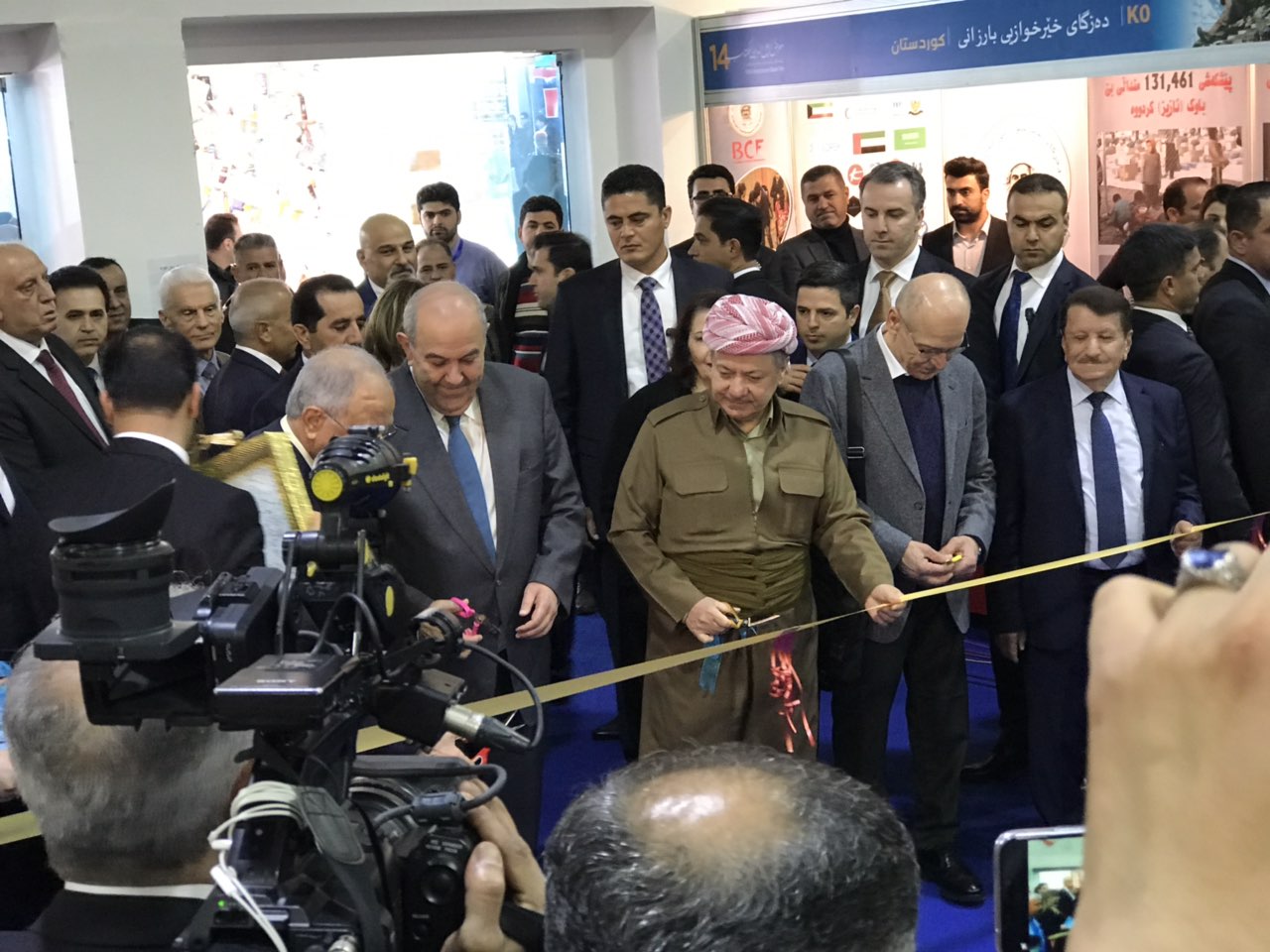 Başkan Barzani Erbil Kitap Fuarı’nın açılışını yaptı